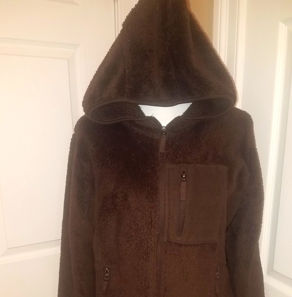 PRICE⬇️ST. JOHN'S BAY HOODED SWEATER JACKET. BROWN. MED. - Picture 3 of 7